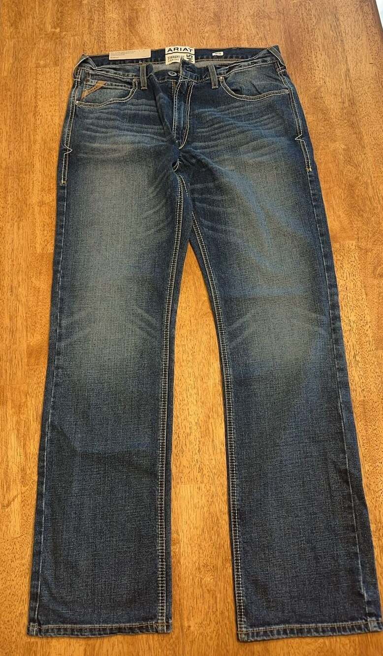 Ariat M5 Straight Leg Stretch Jeans Men’s 36x36 NWT Western Cowboy Denim - Picture 6 of 10
